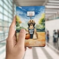 thumbnail image 4 of Happy Father's Day Afghan Hound Playing Basketball with Best Dad Jersey Travel Passport Wallet Dog Lover PU Leather Passport Holder Cover - 13006, 4 of 5