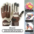 thumbnail image 5 of Arcticwind Motorcycle Gloves,Touchscreen Classic Vintage Mesh Climbing Hiking BMX,Dirt Bike,MTB Cycling and ATV Riding,Comfortable,Wear-Resistant,with Full Finger Protection,Gloves for Men & Women, 5 of 7