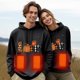 thumbnail image 1 of Sudadera con capucha de manga larga, informal, para exteriores y chaquetas, unisex, con calefacción, recargable por USB, sudadera térmica, lavable, para hombre y mujer, abrigo para mujer, 1 of 9