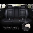 thumbnail image 5 of Universal Deluxe PU Leather 5-Seats Car Seat Cover Front Rear Cushion Full Set, 5 of 7