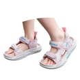 thumbnail image 3 of BYHONG Girls Sandals for Daily Casual Outdoor Wear Durable Design for Comfort and Style Ideal Summer Footwear for Young Girls Affordable Kids’ Sandals All-Day Comfort Pink 10.5, 3 of 9