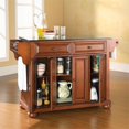 thumbnail image 4 of Crosley Furniture Alexandria Wood Kitchen Island in Cherry/Black, 4 of 8