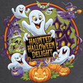 thumbnail image 3 of CafePress - Haunted Halloween Delight: Spooky Seasonal Design Men's Eco Sport T Shirt - Men's Dark Eco Sport T-Shirt, 3 of 5