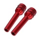 thumbnail image 2 of 2 piezas de pasadores de perilla de cerradura de puerta interior de aluminio para coche y camión, cubierta roja, 2 of 14