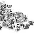 thumbnail image 4 of 120pcs Tibetan Silver Spacer Beads Charms Hollow Tube Bead for DIY Necklace Bracelets Jewelry Making Accessaries, 4 of 7