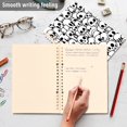 thumbnail image 5 of Haosy Skulls Line Notebooks 2 Pcs 1-subject Journal 60 Sheets A5 College Ruled Paper Detachable Ring 8.3"x5.7", 5 of 8