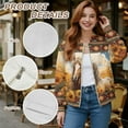 thumbnail image 6 of DISNIMO Horse Printed Sweatshirts for Women Sunflower Aztec Printed Jackets Long Sleeve Outwear Zip Front Sweatshirt Jacket with Pockets, XL, 6 of 7