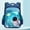 Medium - Green, variant on Single Cute Cartoon Pattern Printed Schoolbag, Large Capacity Comfortable Backpack