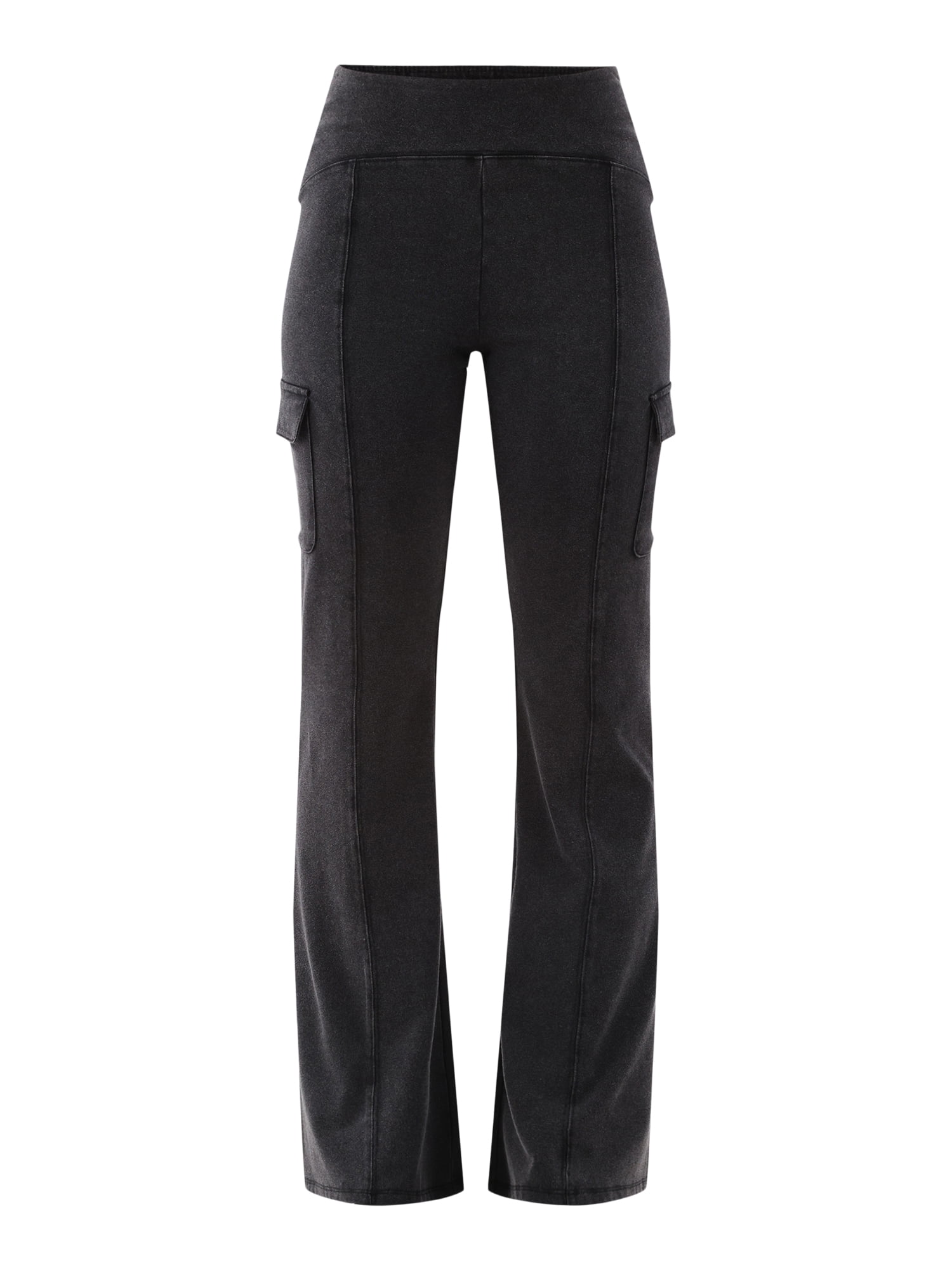 No Boundaries Mineral Wash Flare Cargo Pants, 31” Inseam No Boundaries Mineral Wash Flare Cargo Pants, 31” Inseam