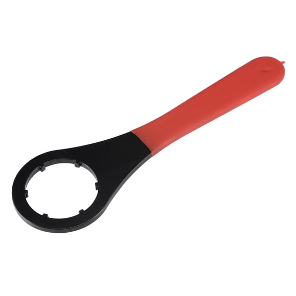 O-Type Collet Chuck Wrench Spanner for ER40 Lathe Clamping Nut w Red Non-slip Handle