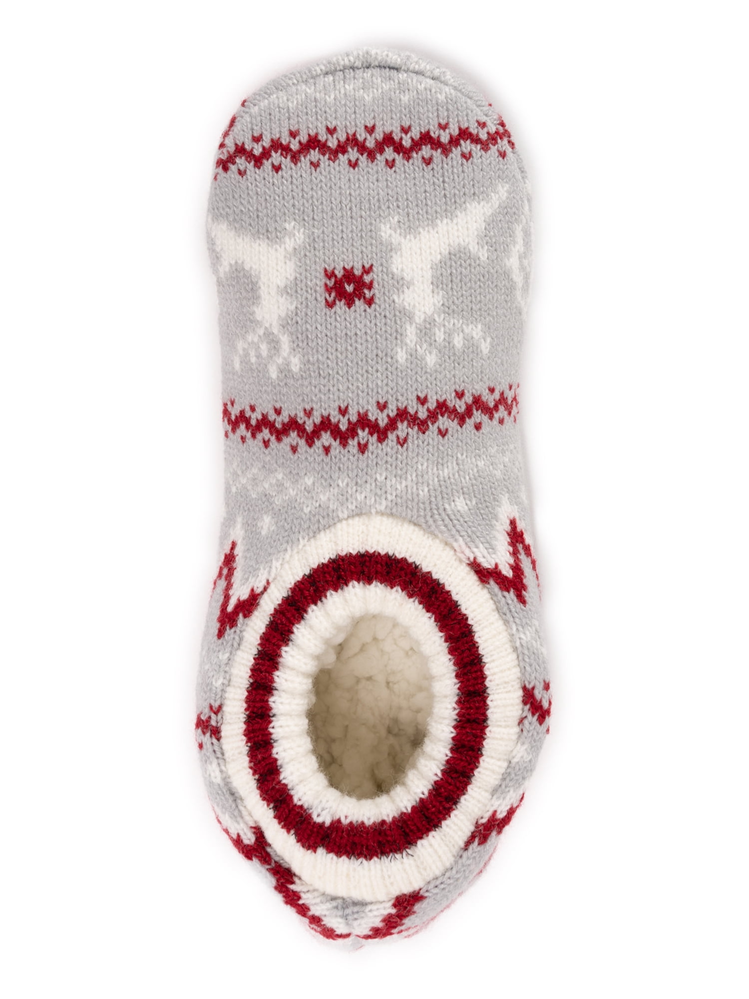 Muk Luks Women's Sweater Low-Cut Slipper Sock Gift Set