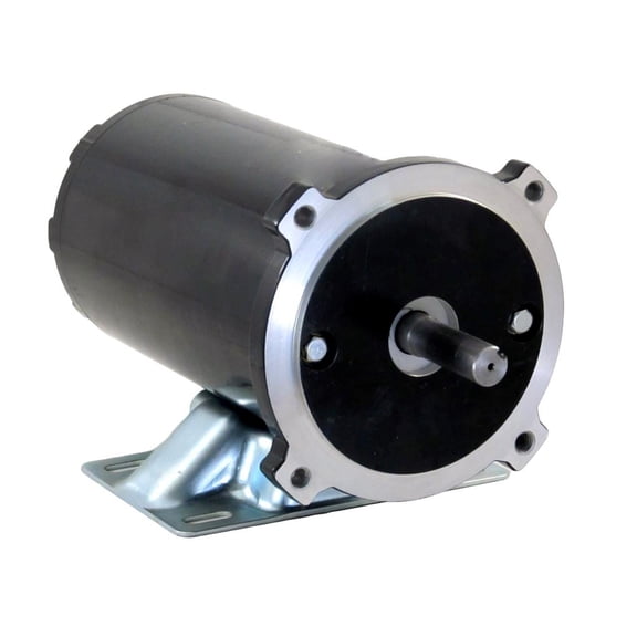 Salt Spreader Motor 12V 120Z402H for Scott Leeson Dayton Canimex Bi-Rotational 1800 RPM 12HP 108046 C4D17NK10B 4BB-01601 Mobile Equipment Winch Floor Care Traction Drive 5/8 Shaft 17.6lbs