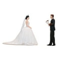 thumbnail image 4 of HILABEE 2Pcs 1/64 Miniature Figures Couples Small Tiny Painted Micro Landscape Decor Wedding, 4 of 9