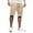 Khaki, variant on Men's Quick-Dry Outdoor Cargo Shorts, Lightweight Flat-Front Casual Shorts with Multi-Pocket for Sports & Daily Wear ,Army Green M
