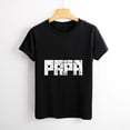 thumbnail image 4 of Papa Women’s Cotton Short Sleeve T-Shirt HD Graphic Print Casual Crew Neck Tee L, 4 of 7