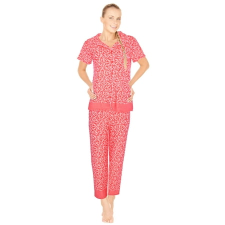 

JEFFRICO Womens Pajamas For Women Ankle Length Set Sleepwear Soft Pajamas