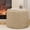 Light Coffee, variant on Ottoman Foot Rest Stuffed Round Boho Floor Poof Seating Armchair Foot Stool Floor Cushion Bean Bag Pouf Ottoman 18x18x14 Inch Forest