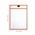 thumbnail image 2 of WORGEOUS Protectores de hojas de 6 piezas Cubierta de papel de diseño transparente Protector de hojas sueltas Bolsa de protección de archivos de papel (color aleatorio), 2 of 9
