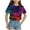 Red, variant on Godom Girls Tee Shirt Short Sleeve Casual Solid Plain Tees Kids Tee Tops Girl Clothes