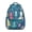 Blue-green-17, variant on Pop Art Graffiti Student Backpack - Waterproof & Spacious with Adjustable S-Shaped Straps