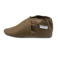 thumbnail image 3 of Mejale Baby Shoes Boys Girls Moccasins Shoes Infant Walker Shoes Toddler Leather Shoes (12-18 Month) Brown, 3 of 6