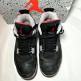 thumbnail image 4 of Ni - ke Size 8 - Ni - ke Air Jordan 4 Retro Bred Reimagined Men's Shoes - Ships Now, 4 of 5