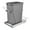Metallic Silver, variant on Rev-A-Shelf RV-12KD-11C S Single 35 Quart Pullout Kitchen Waste Container