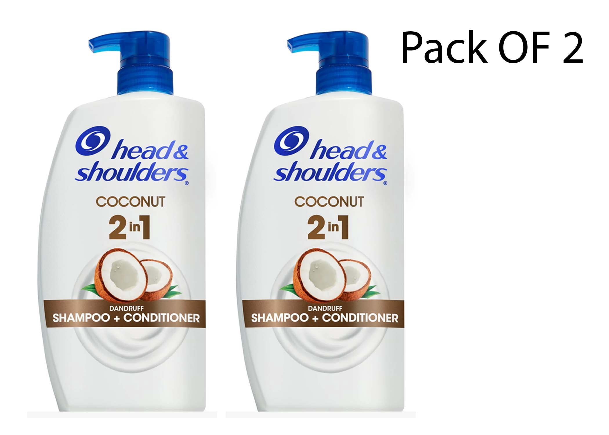 Head & Shoulders Dandruff 2 in 1 Shampoo Conditioner Coconut, 32.1 oz