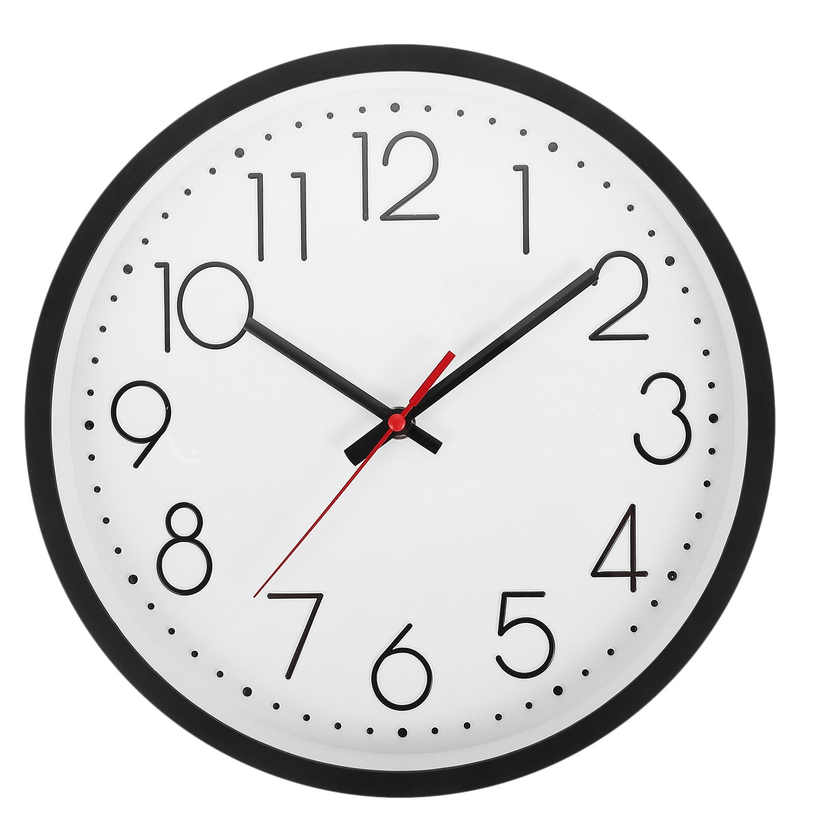 Simple Wall Clock 12 Inch Wall Hanging Battery Operated Wall Clock
