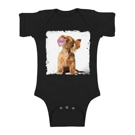 

Awkward Styles Baby Dog Puppy Bodysuit Puppy Blowing Gum Baby Bodysuit Short Sleeve Cute Puppy Clothing Pink Mood Baby Boy Clothing Baby Girl Clothing Puppy One Piece Gifts for Baby Cute Bodysuit
