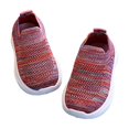 thumbnail image 4 of Kids Shoes, Kids Sneakers, Basketball Shoes, Shoes for Kids, Girl School Shoes, Baby Toddler Walking Socks Non-Slip Breathable Unisex Casual Sneakers, Red US-3Y/EU-32, 4 of 5