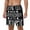 White, variant on Not All Who Wander Are Lost 2 pattern Mens Swim Trunks with Compression Liner Stretch Beach Shorts Quick Dry with Zipper Pockets No-Chafing Board Shorts-Small