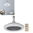 thumbnail image 1 of Lamp Holder Fan, 85-265V Small Ceiling Fan Timing Function Stepless Dimming Remote Control  for Room Closet Garage, 1 of 7