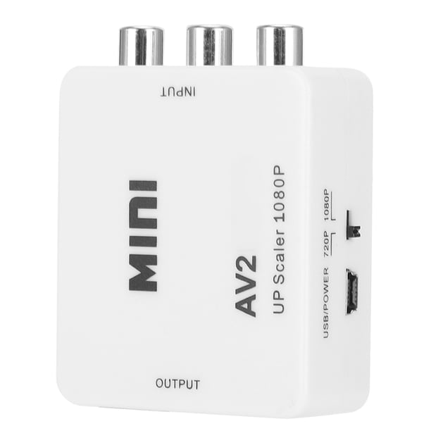 Convertidor AV a HDMI de alta definición NikouMX blanco