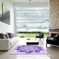 thumbnail image 7 of Ahgly Company Machine Washable Indoor Rectangle Transitional Blossom Pink Area Rugs, 8' x 10', 7 of 7