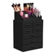 thumbnail image 5 of Sorbus Organizador de Maquillaje Acrílico - Porta Brochas y Cajones para Tocador/Baño - Vitrinas para Cosméticos con 3 Cajones Grandes, 4 Pequeños y 1 Bandeja para Brochas, 5 of 7