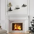 thumbnail image 5 of Sorbus Square Floating Shelf for Wall - 3 Small Shelves with Invisible Mounting Brackets for Living Room Decor, Bedroom, Bathroom Decor, Home & Kitchen - 9" Black Wall Shelf to Display Photos Trophies, 5 of 8