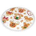 thumbnail image 2 of Faldas para árbol de Navidad de Mickey Mouse de 48 pulgadas, tapete para árbol de Navidad para fiestas de invierno, falda para árbol de Navidad para decoraciones navideñas rústicas, 2 of 8
