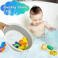 thumbnail image 6 of Home Textile Storage,Bath Toy Storage Organizer Foldable Bath Toy Holder For Bathtub Toy Storage Bath Tub Toy Basket With Removable Base Bathtub Shower Toy Holder For Drain Drying Bathroom Toy St, 6 of 8