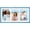Blue, variant on 12.2x13.1 Polaroid collage frame for Polaroid 2x3 Mini Instant Prints Photo with 12 Openings, Mini Picture Frames Wall Display with Polished Plexiglas Balck