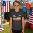 thumbnail image 2 of WAYUTE Boys T Shirts Crewneck 250th Anniversary USA Shirt Patriotic Graphic 4th of July Festival Kids Youth Trendy Top Summer Casual, 2 of 4