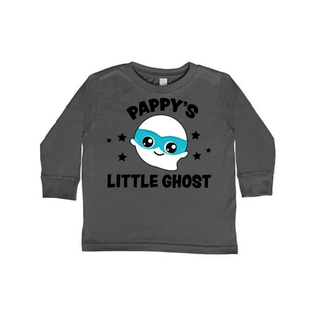 

Inktastic Cute Pappy s Little Ghost with Stars Gift Toddler Boy or Toddler Girl Long Sleeve T-Shirt