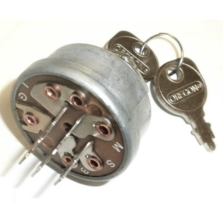 Sears Auto Switch 9158 Rotary Ignition Switch Compatible With AYP/CRAFTSMAN/SEARS: 158913, 532158913, 532154855, 532145499,532144921, BOBCAT/RANSOM: 128010 ()
