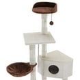 thumbnail image 4 of Sam's Pets Sam 54" White Cat Tree, 4 of 5