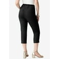 thumbnail image 2 of Roaman's Women's Plus Size Comfort Stretch Capri Jean, 2 of 6