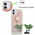 thumbnail image 4 of SOATUTO For iPhone 12 Case iPhone 12 Pro Mirror Case with Ring Holder Stand for Girls Women Bling Shining Rhinestone Diamond Luxury Fashion Makeup Case for iPhone 12 12 Pro 6.1 inch - Rose Gold, 4 of 6
