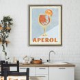 thumbnail image 2 of Stupell Industries Vintage Aperol Spritz Brown Framed Floater Canvas Wall Art design by Elizabeth Medley, 31 x 25, 2 of 9