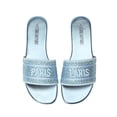 thumbnail image 7 of Dream Pairs Women’s Fashion Slide Sandals – Casual Slip-On Flats with Printed Footbed, 7 of 7