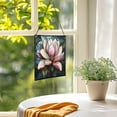thumbnail image 3 of Magnolia Flower Stained Glass Panel Suncatcher Square Window Hanging, 8 Inch Real Glass Decorative Art Sun Catcher for Home, Gift, and Garden Decor 76OR4, 3 of 6