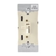 thumbnail image 1 of Leviton 3775384 2.5 amp 600W-120VAC Incandescent Toggle Dimmer Switch  Light Almond, 1 of 2
